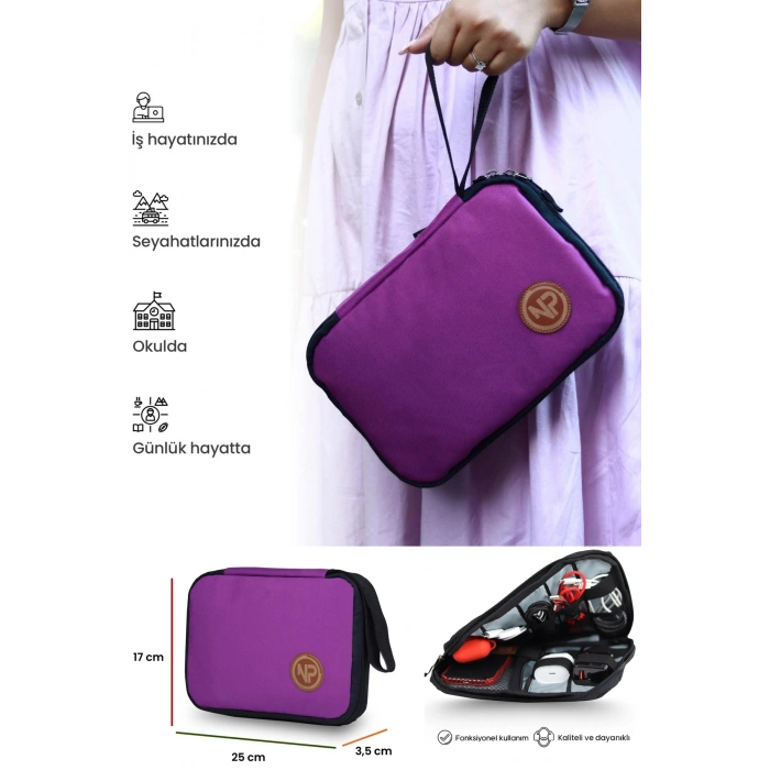 Sırt Çantası B210 Laptop Çantası Notebook Sırt Çantası NPO Aksesuar Elektronik Organizer Çantası