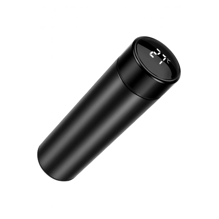 Termometreli Led Dijital Göstergeli Çelik Termos Matara Suluk