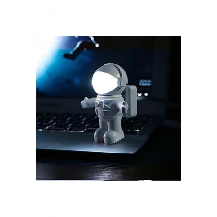 Redmi 10000mah Powerbank Siyah Astronot USB Lamba Klavye Işığı