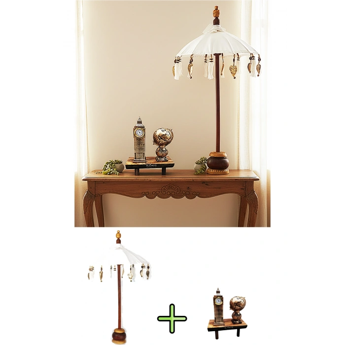 Şemsiye Dekoratif Şemsiye Bali Şemsiye El Yapımı, Dekoratif London Saat Kulesi