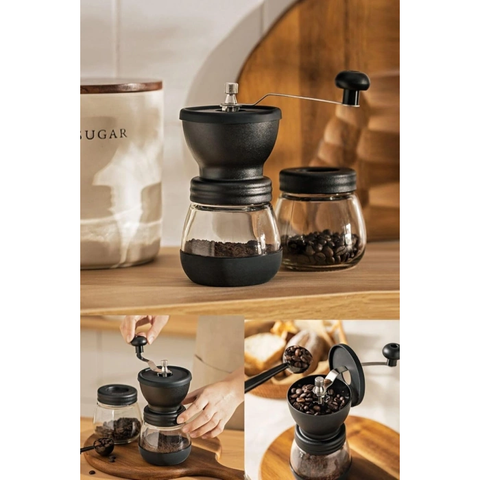 Seramik Cam Kahve Öğütücü Kahve Değirmeni, Dijital Smart Çelik Termos 3D Korsan Çelik Kupa Bardak