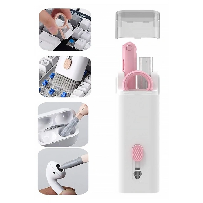 Bluetooth Kumandalı Selfie Çubuğu Tripod, 360 Döner Telefon Tutucu, Çok Amaçlı Telefon Temizleyici