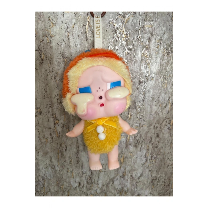 Ağlayan Sürpriz Kutulu Oyuncak Anahtarlıklı Çanta Süsü, Çanta Aksesuarı