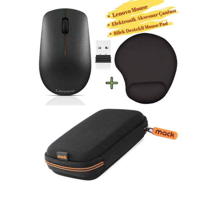 Mouse 400, Mousepad, Elektronik Aksesuar Çantası Harddisk Çantası, Elektronik Cihaz Temizleme Kiti