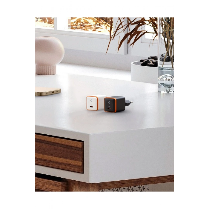 30W USB-C Mini Hızlı Şarj Aleti Samsung PPS GaN Destekli Akım Korumalı Type-C Black - ACH08448
