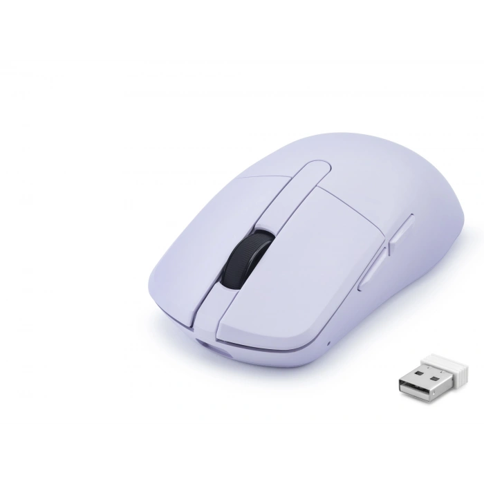 Dual Mode Şarjlı Kablosuz Mouse Bluetooth 2.4 Ghz 6200 Dpı Lila HDX3414L