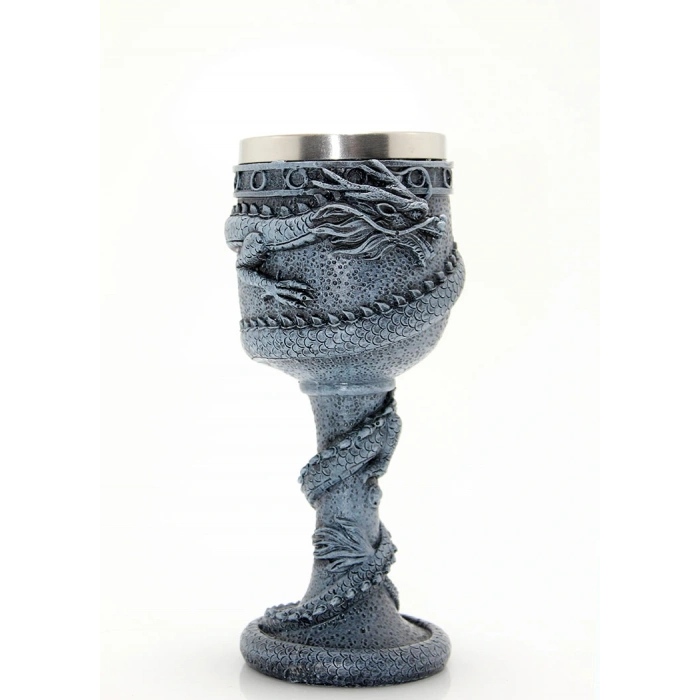 Ejderha Tasarımlı Paslanmaz Çelik Kadeh Bardak VIVA1849