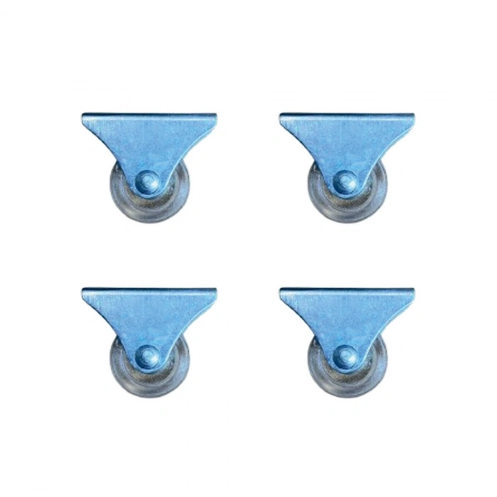 Furç Sabit Teker - 38MM - Şeffaf HKS237 - 4 Adet