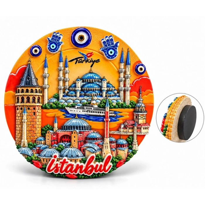 İstanbul Temalı Polyester Magnet Alk5861