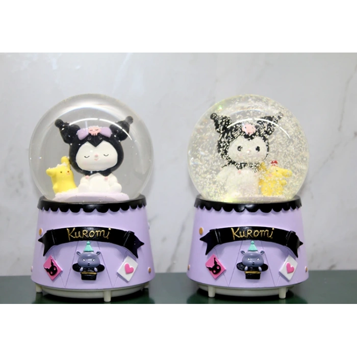 Kuromi Işıklı Müzikli Kar Küresi Orta Boy VIVA897