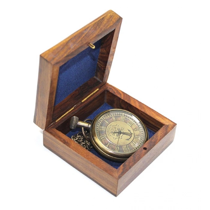 Kutulu Pirinç Köstekli Saat 15491