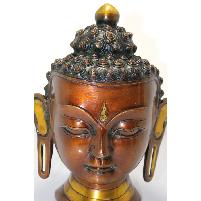 Metal Buda Büstü Biblosu 30 Cm VIVA1775