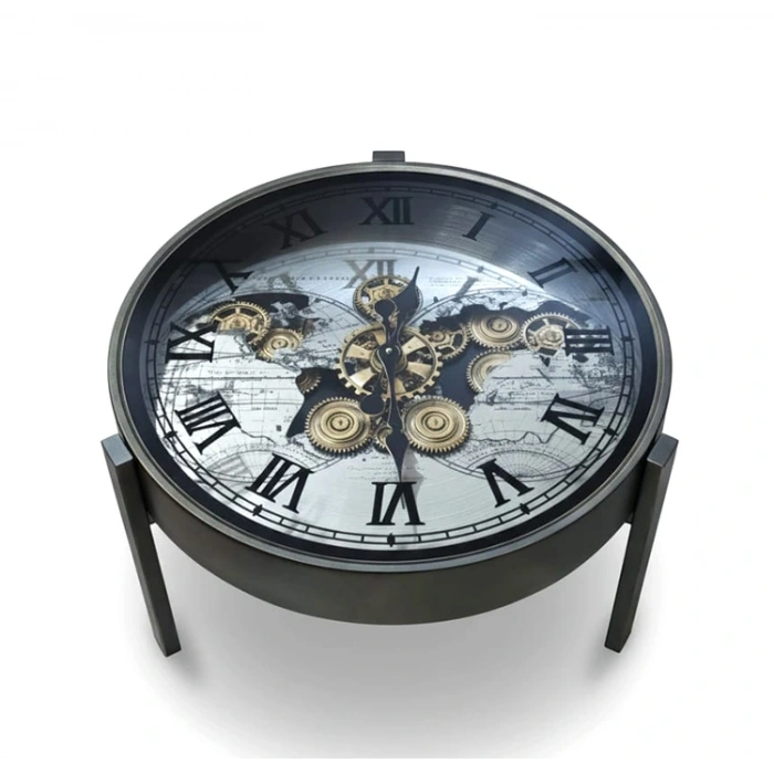 Metal Çarklı Sehpa Saat VIVA565