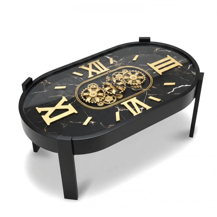 Metal Çarklı Sehpa Saat VIVA567