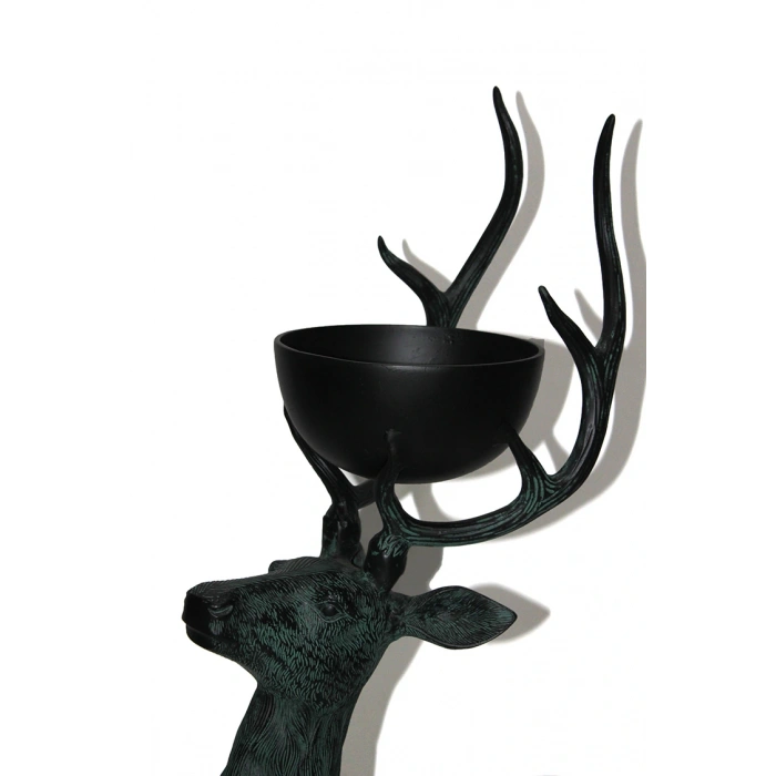 Metal Geyikli Kase 97 Cm VIVA1770