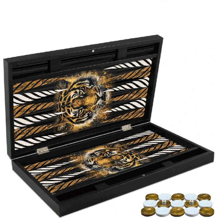 Özel  Trendy Kaplan Tasarımı Tavla