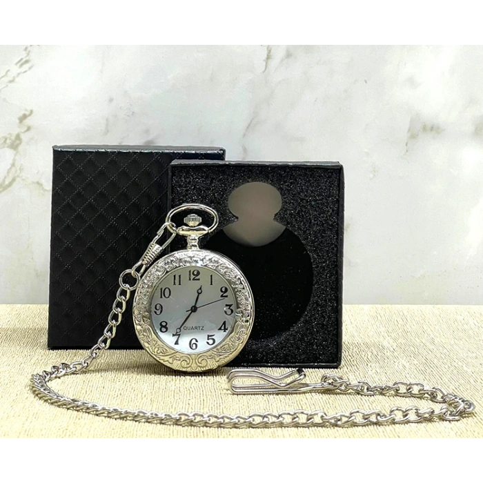 Özel Kutulu Gümüş Köstekli Saat VIVA686