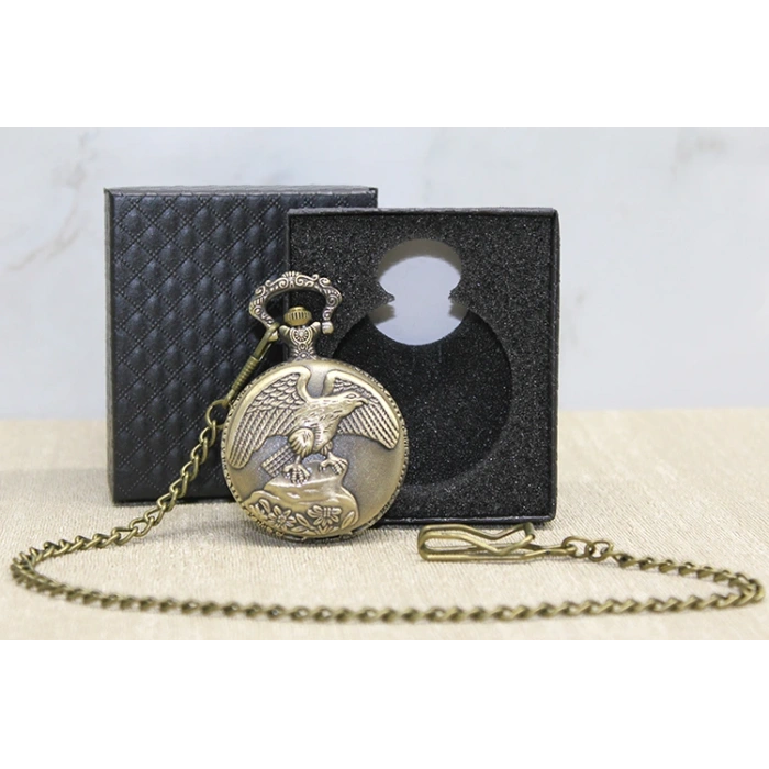 Özel Kutulu Kartallı Köstekli Saat Alk2616