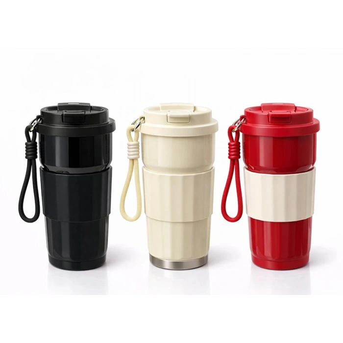 Paslanmaz Çelik Silokonlu Termos Bardak VIVA625