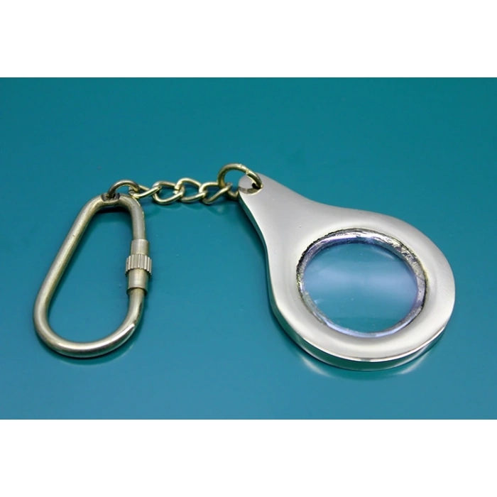 Pirinç Büyüteç Anahtarlık 2846B