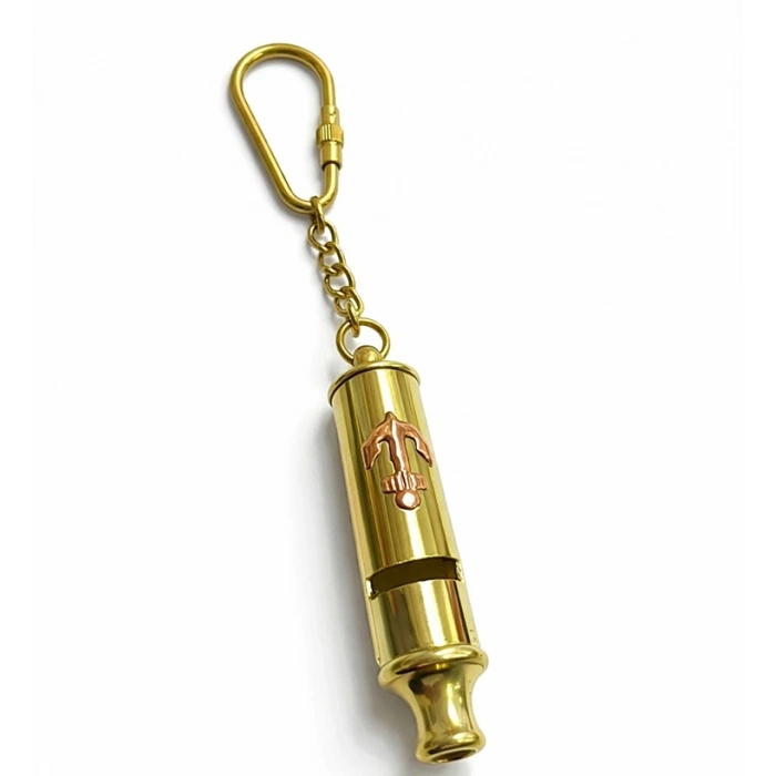 Pirinç Düdük Anahtarlık 2938