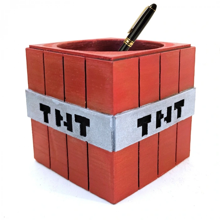 Polyester Minecraft Tnt Kalemlik 230