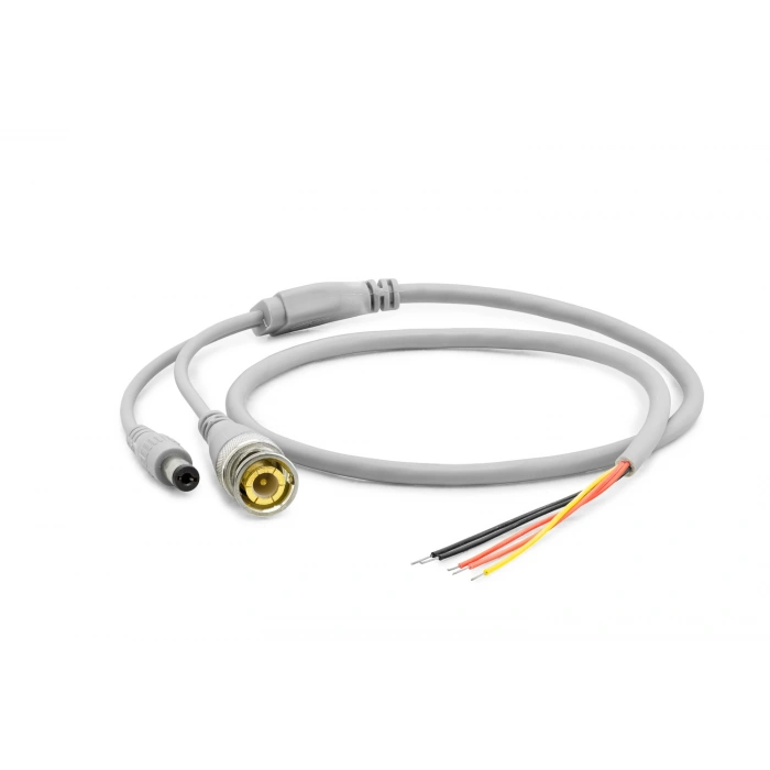 Power Jak Kablo Dc + Bnc 60Cm Beyaz HDX5530