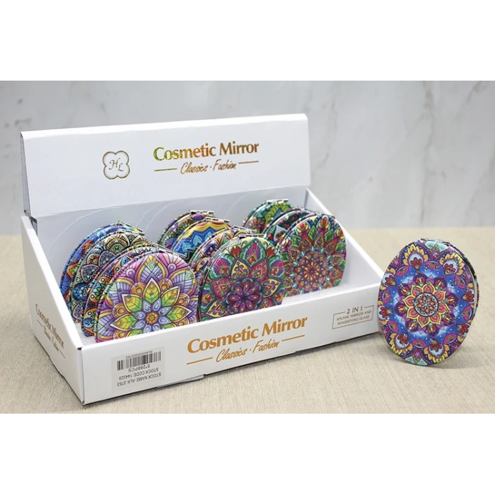 Taşlı El Aynası Oval İnce VIVA993