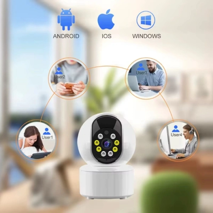 Uygulama Destekli Wi-Fi Ev Güvenlik Kamerası