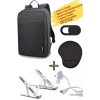 Sırt Çantası 15.6 Inç B210 Laptop Çantası, Kamera Kapatıcı, Laptop Standı, Mousepad, Klavye Lambası