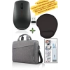 Mouse 400, MousePad, Toploader T210 Laptop Omuz El Çantası, Elektronik Cihaz Temizleme Kiti