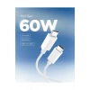 USB-C to USB-C 1 Metre Kablo 60W Güç / PPS 2.0 Super Hızlı Şarj / 480 Mbps Type-C Black - ACA08718