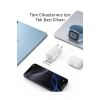 Zolo 20W GaN USB-C Şarj Cihazı, PowerLine USB-C to USB-C Örgülü Kablo 3ft/0.9m 60W Kablo
