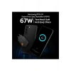 67W USB-C + USB-A 3 Port Hızlı Şarj Aleti PPS 2.0 Desteği GaN Pro Destekli Type-C Black - ACH09458