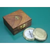 Ahşap Kutulu Pirinç Pusula Model 9