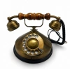 Pirinç Nostaljik Masa Telefonu Af928