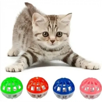 4lü Çıngıraklı Top Kedi Oyuncağı
