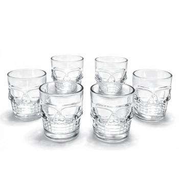 6Lı Kurukafa Cam Shot Bardağı VIVA4151