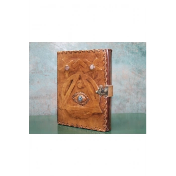 Taşlı Deri Defter Ksk3146