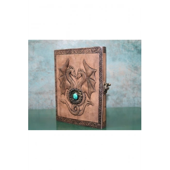 Taşlı Deri Defter