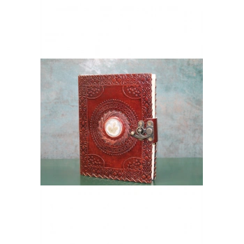 Taşlı Deri Defter