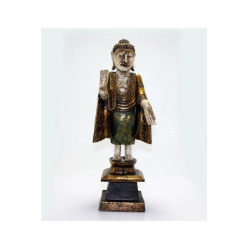 Ahşap Buda Figürü No:3