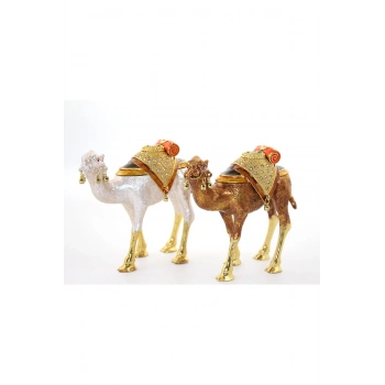 Swaroski Taşlı Tekli Deve Figürü Alk1878