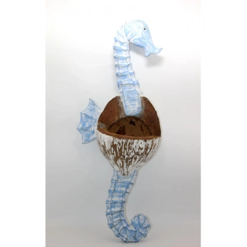 Deniz Atı Figürü Duvara Asmalı Lıngga Yonı-3 (Ahşap)