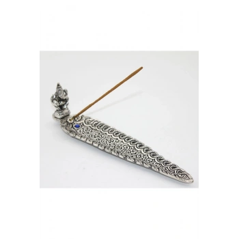 Renkli Metal Kayık Ganeşa Tütsülük KSK2200, Şık ve Zarif Tasarım