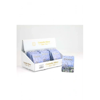 Taşlı İstanbul Tasarımı El Aynası İnce