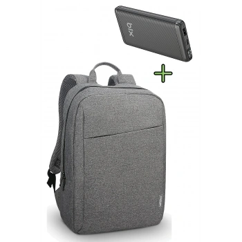 Sırt Çantası 15.6 Inç B210 Laptop Çantası, Dijital Göstergeli Hızlı Şarjlı Powerbank 22.5W QC 3.0