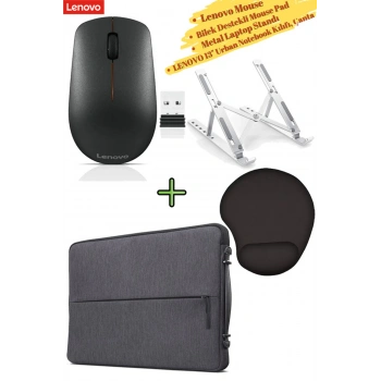 Mouse 400, MousePad, 13 Urban Sleeve Tablet Notebook Çantası Kılıfı, Metal Laptop Standı