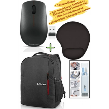 Mouse 400, MousePad, B515 Laptop Sırt Çantası, Elektronik Cihaz Temizleme Kiti