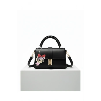 Omuz ve El Çantası ve Lol Bebekli Figürlü Aynalı Anahtarlık Hediyeli, Mekanizmalı Günlük Sade Çanta